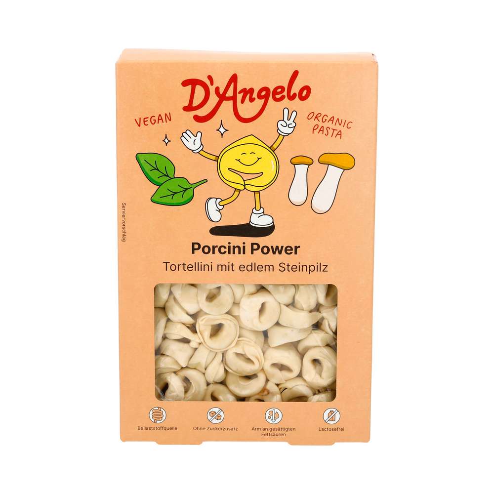Produktabbildung D'Angelo Bio Pasta Tortellini Steinpilz