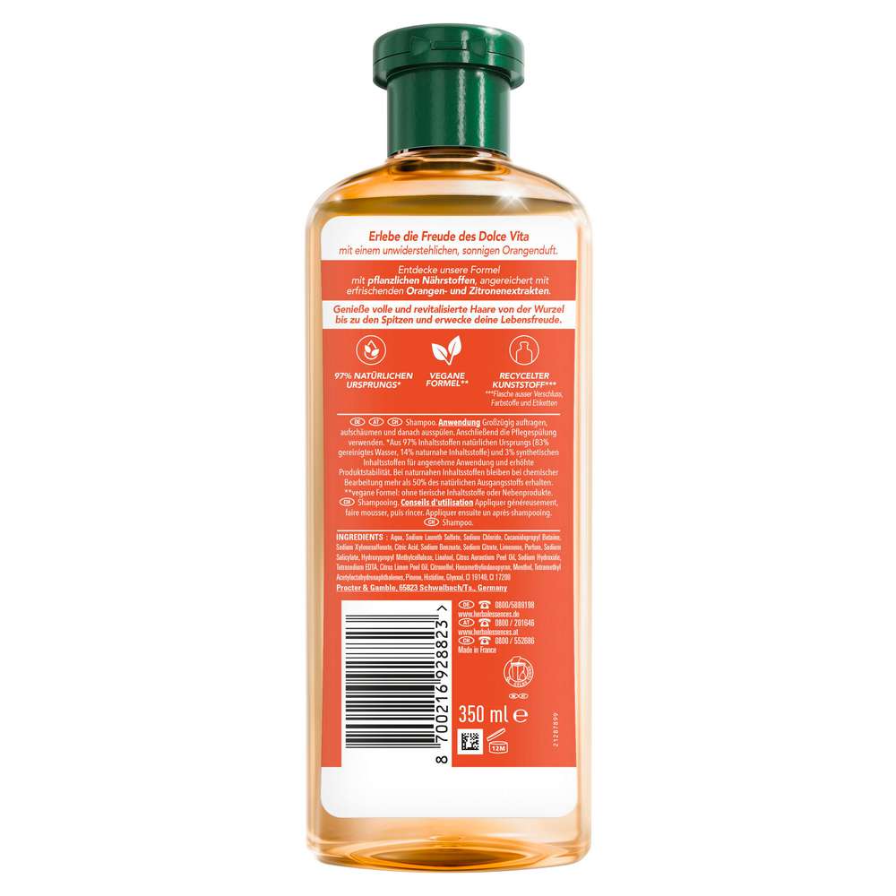 Produktabbildung Herbal Essences Shampoo Volumen Dolce Vita, Orange