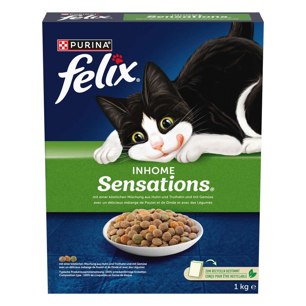 Produktabbildung Felix Katzen-Nassfutter, Inhouse Sensations, Geflügel/Gemüse