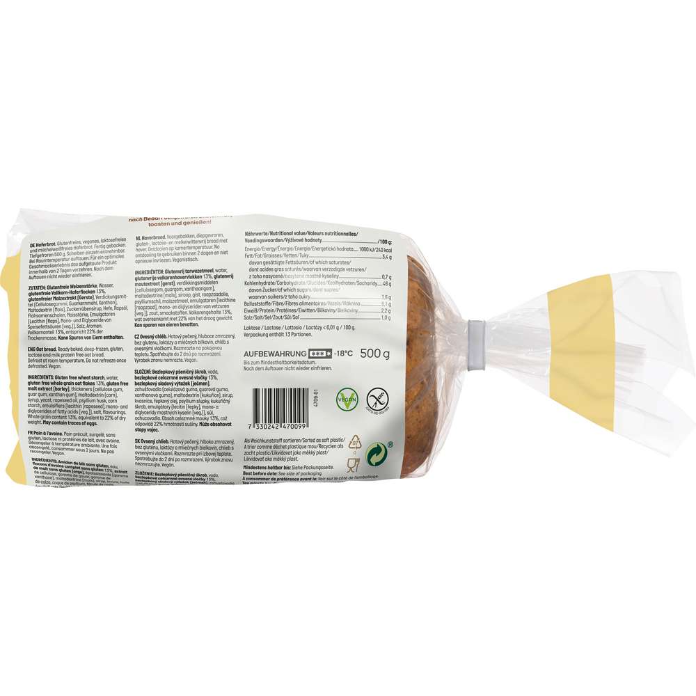 Produktabbildung Fria Haferbrot