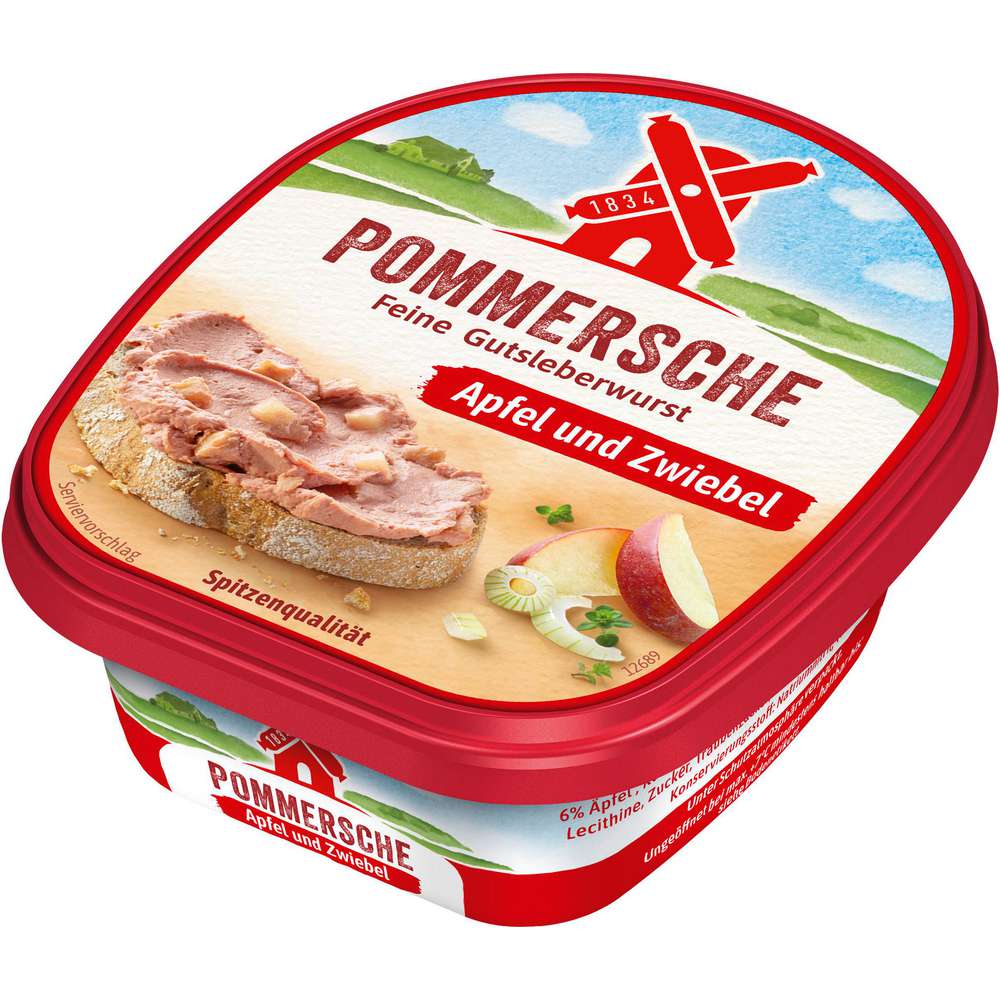 Produktabbildung Rügenwalder Mühle Pommersche Gutsleberwurst, Apfel/Zwiebel