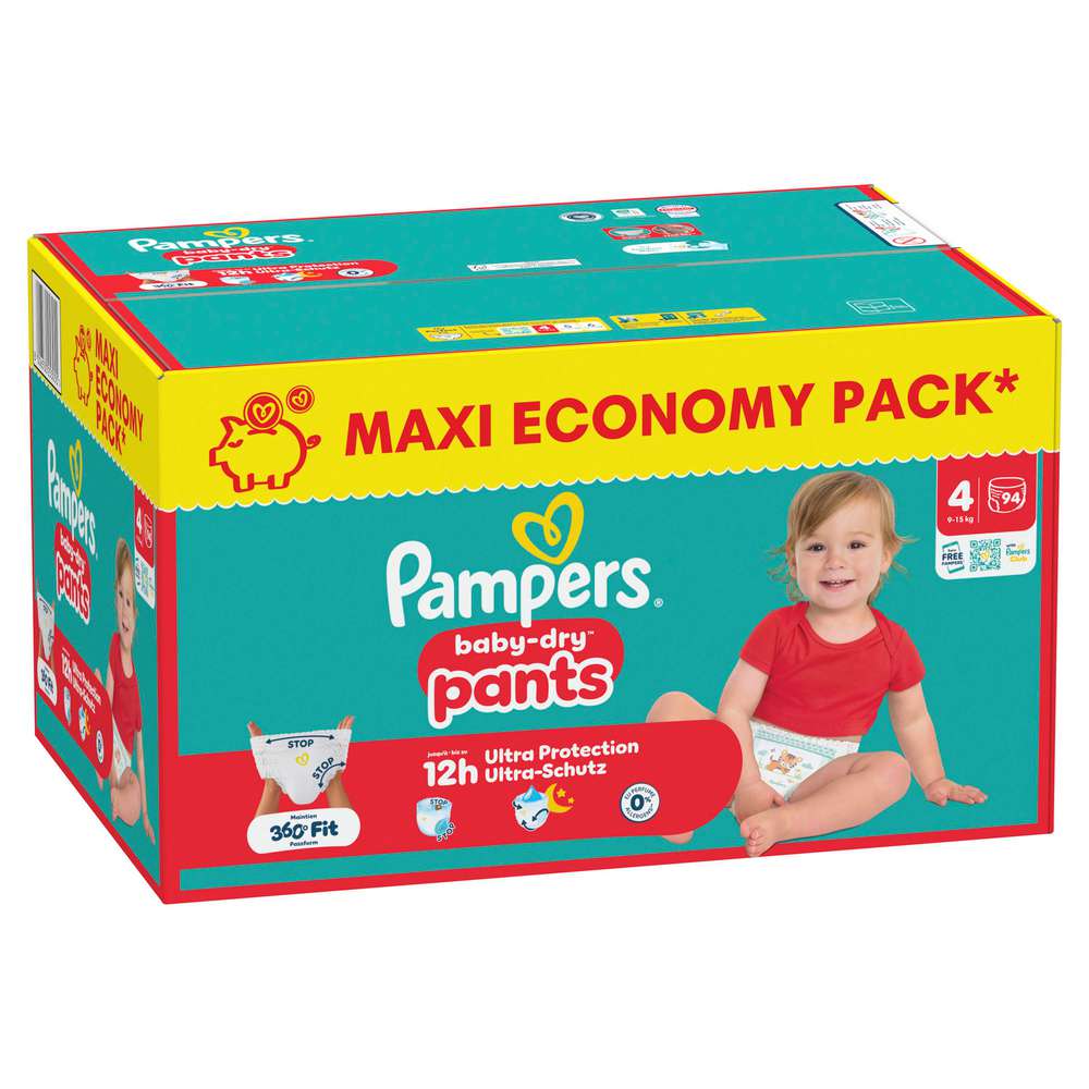 Produktabbildung Pampers Baby Pants Baby Dry Gr. 4 Maxi 9-15kg