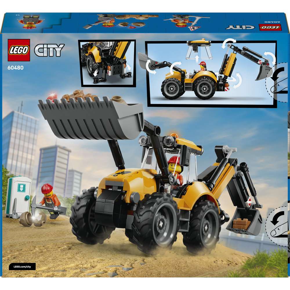 Produktabbildung Lego LEGO City Gelber Baggerlader 60480