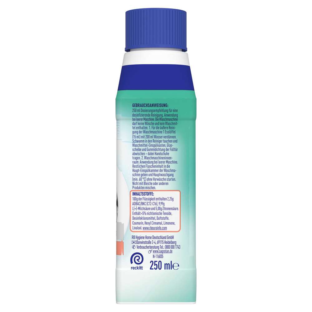 Produktabbildung Sagrotan Waschmaschinen Hygiene-Reiniger 