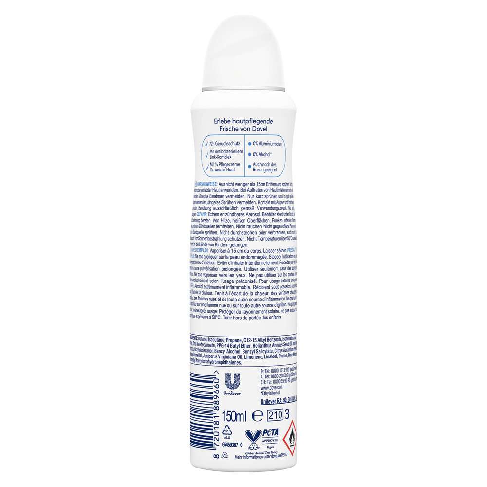 Produktabbildung Dove Deospray fresh care+