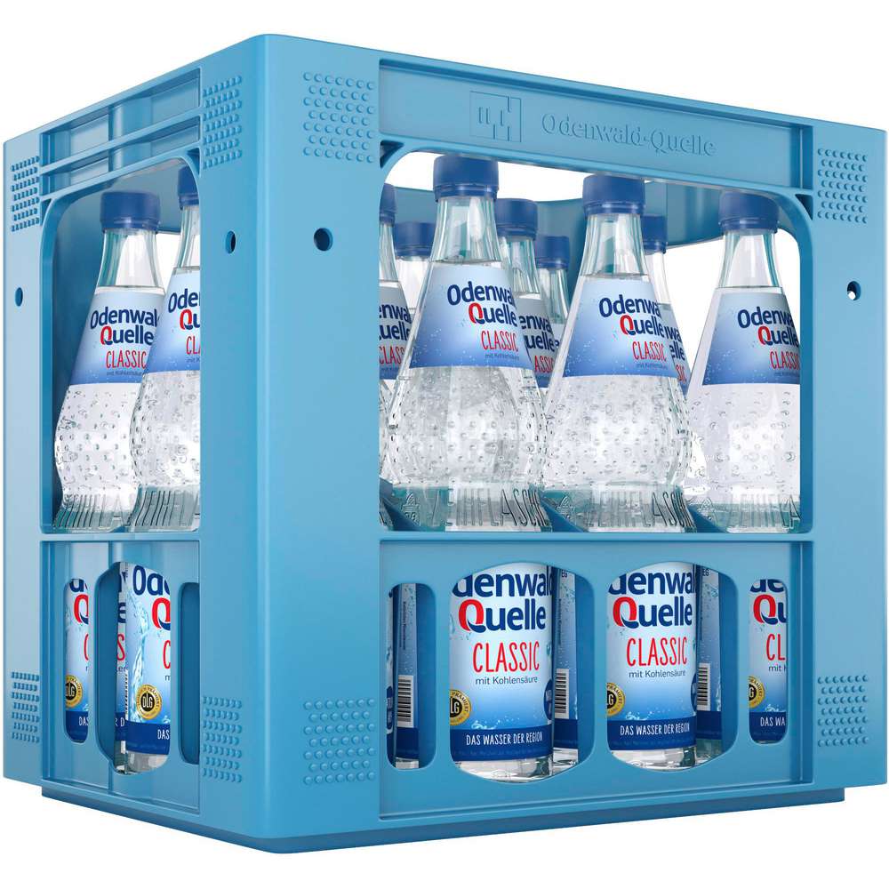 Produktabbildung Odenwald Quelle Mineralwasser, Classic (12x 0,700 Liter)