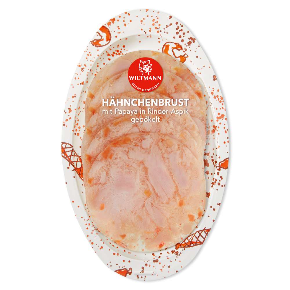 Produktabbildung Wiltmann Hähnchenbrust mit Papaya in Aspik