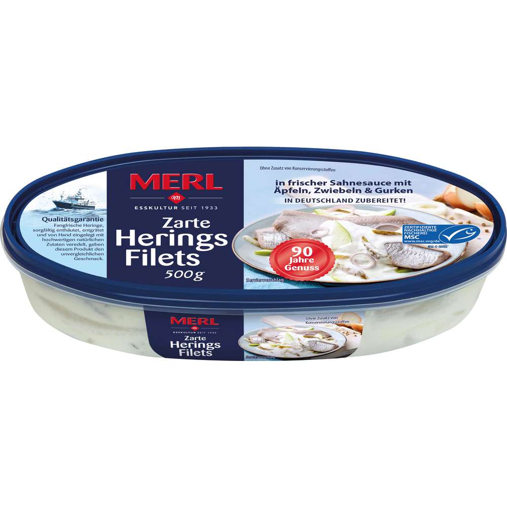 Produktabbildung Merl Heringsfilets, Sahne