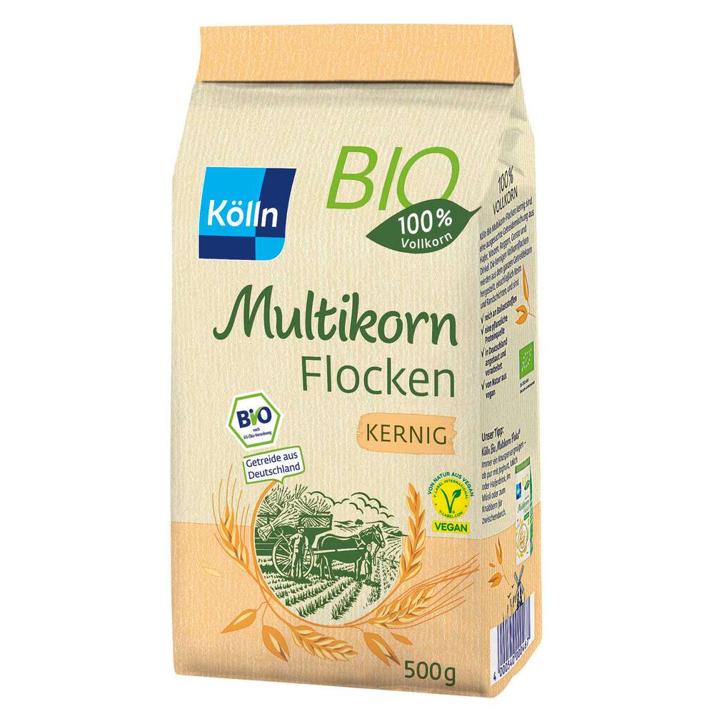 Produktabbildung Kölln Bio Multikorn Flocken, kernig