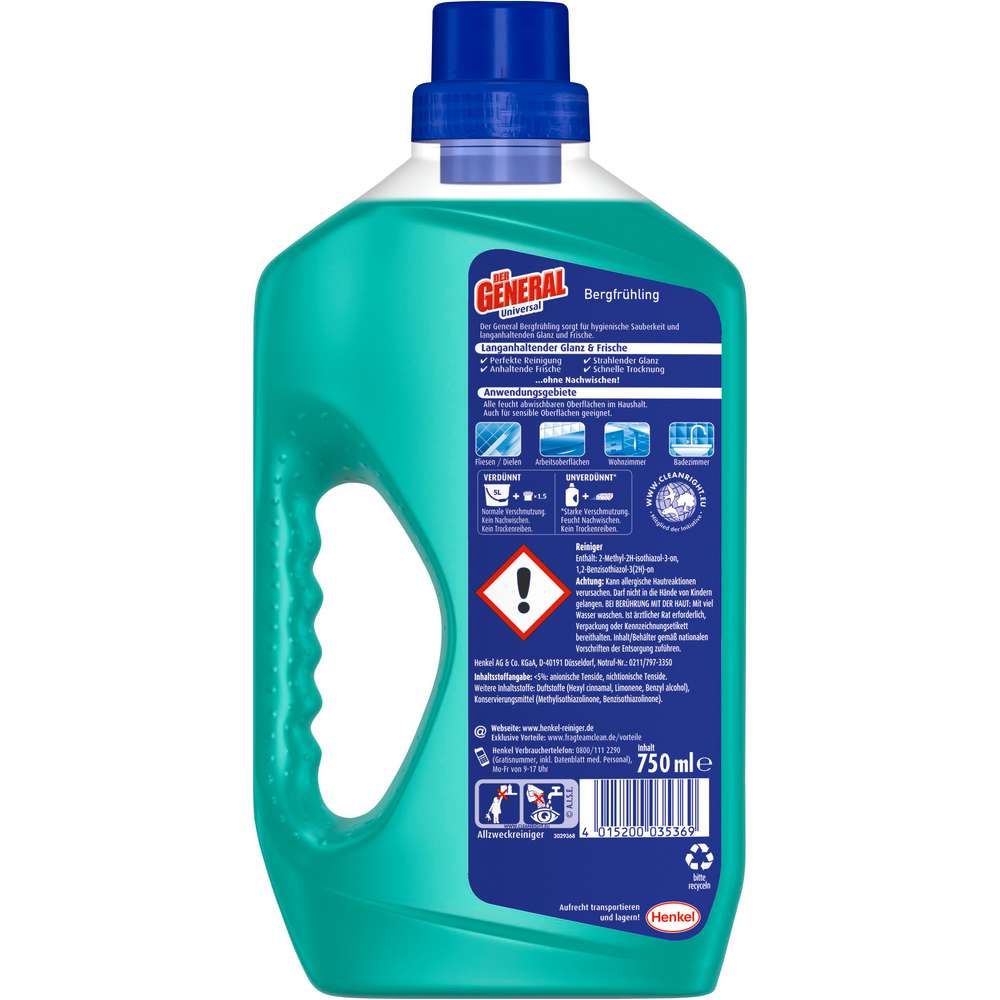 Produktabbildung Der General Allzweckreiniger, Bergfrühling