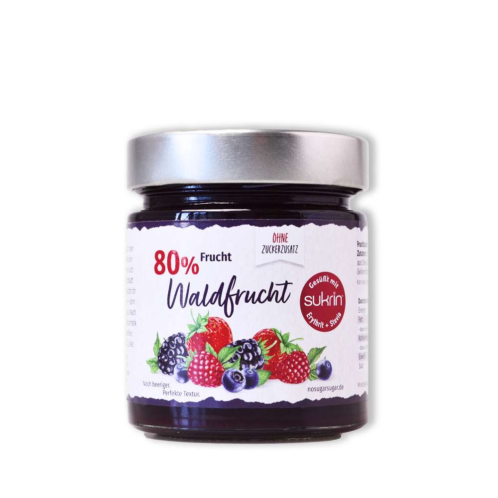 Produktabbildung Sukrin Fruchtaufstrich Waldfrucht