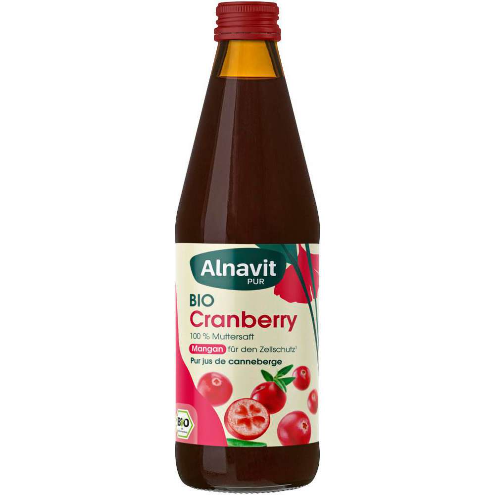 Produktabbildung Alnavit Bio Cranberry Direktsaft