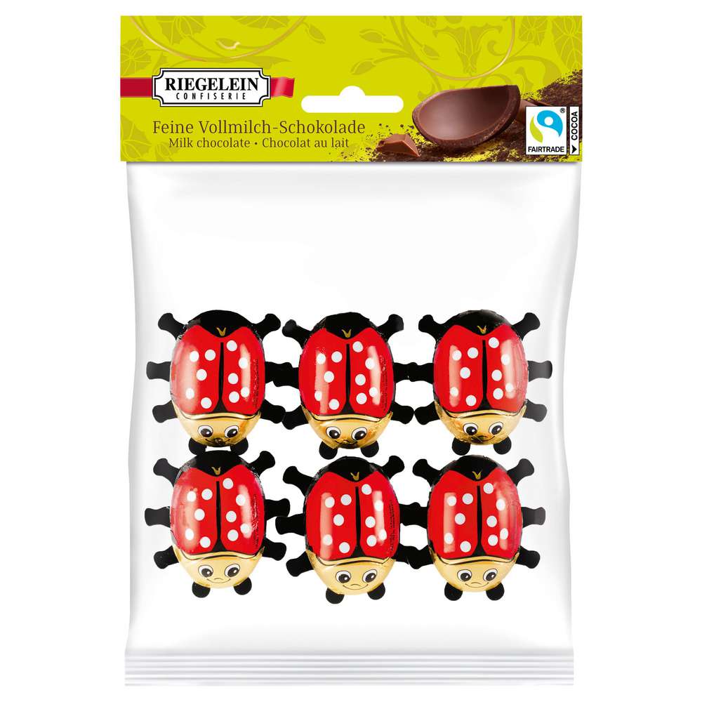 Produktabbildung Riegelein Glückskäfer Vollmilch-Schokolade  