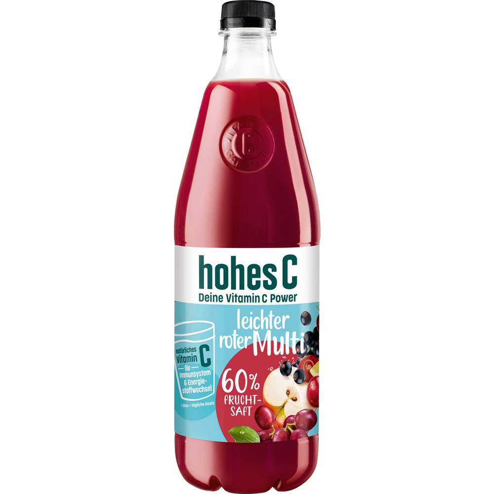Produktabbildung hohes C Leichter Roter Multivitaminsaft
