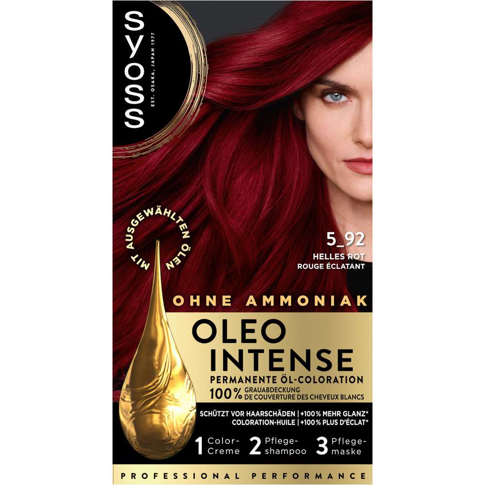 Produktabbildung Syoss Haarfarbe Oleo, 5-92 Helles Rot