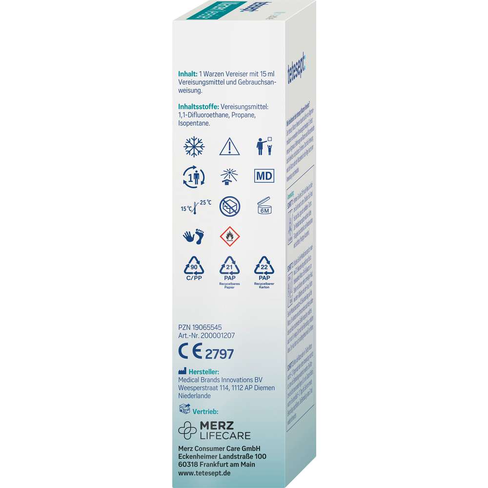 Produktabbildung tetesept Warzen Vereiser