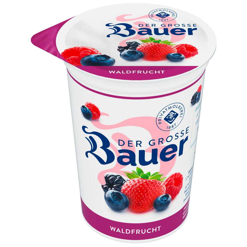 Produktabbildung Bauer Joghurt Der große Bauer, Waldfrucht