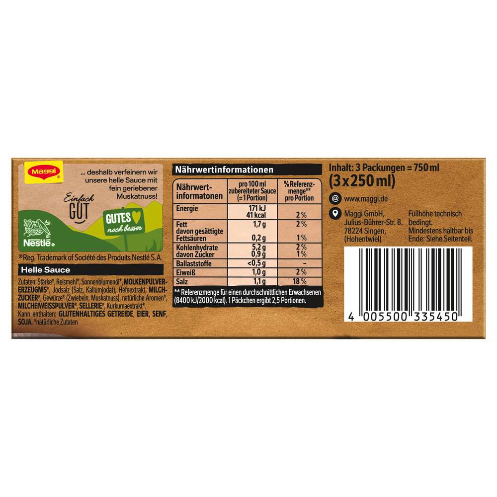 Produktabbildung Maggi Bratensoße, Hell