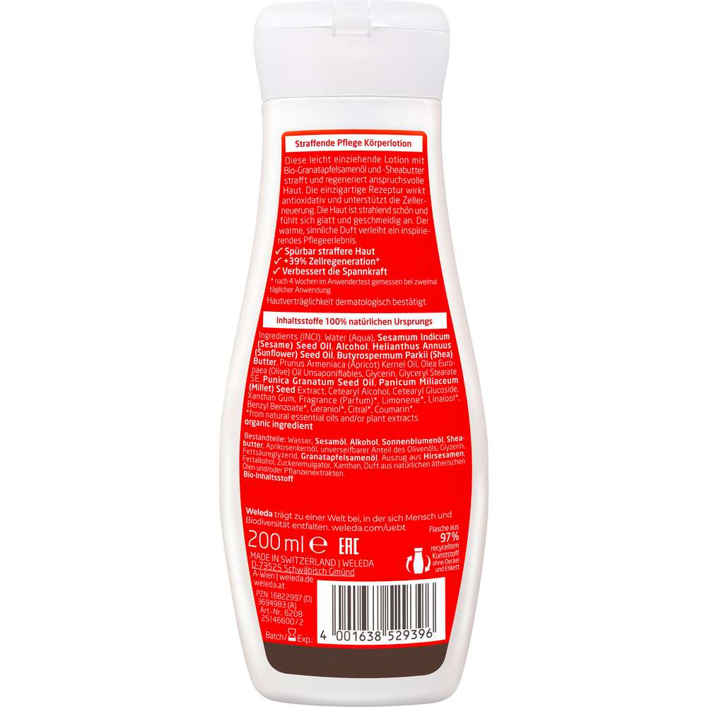 Produktabbildung Weleda Bodylotion Straffende Pflege, Granatapfel