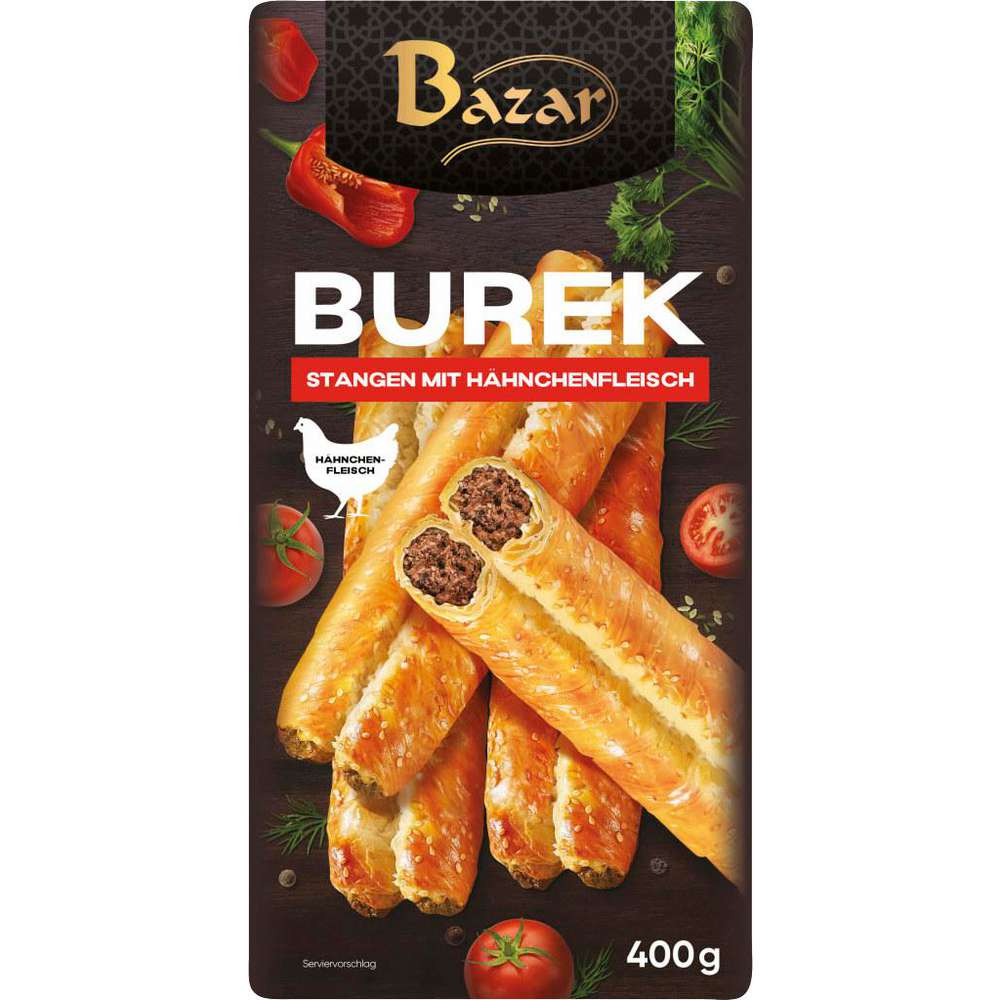 Produktabbildung Bazar Burek Stangen mit Hähnchenfleisch