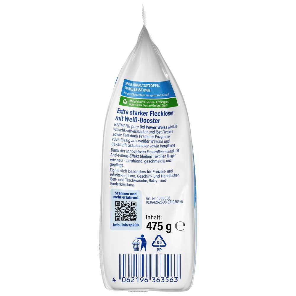 Produktabbildung Heitmann Fleckenentferner Pure Oxi Power Weiss