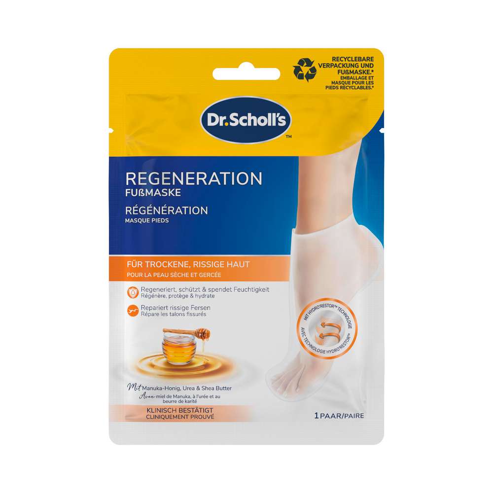 Produktabbildung Scholl Fußmaske intensiv, Manuka-Honig