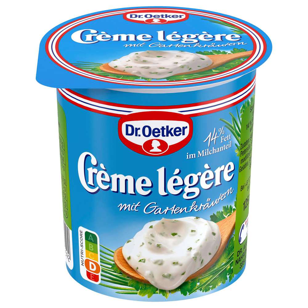 Produktabbildung Dr. Oetker Cremè Lègére, Gartenkräuter