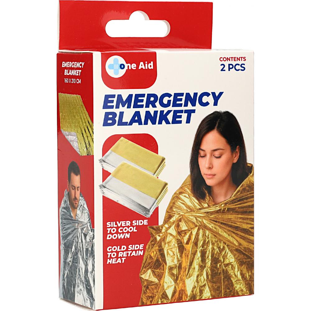 Produktabbildung keine Marke Rettungsdecke, 2er-Pack