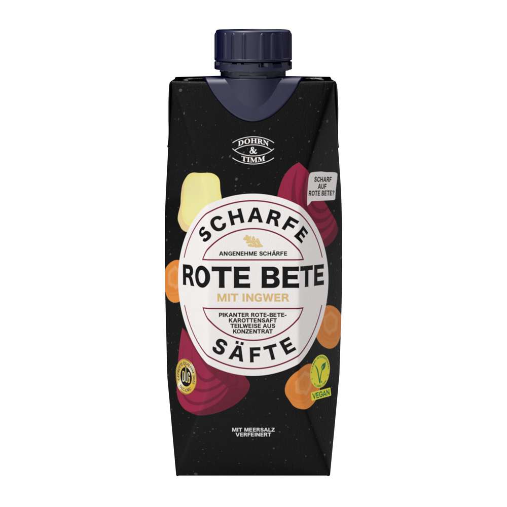 Produktabbildung Dohrn & Timm Rote Bete Saft mit Ingwer, scharf