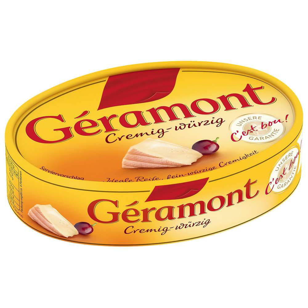 Produktabbildung Géramont Weichkäse, Cremig/Würzig