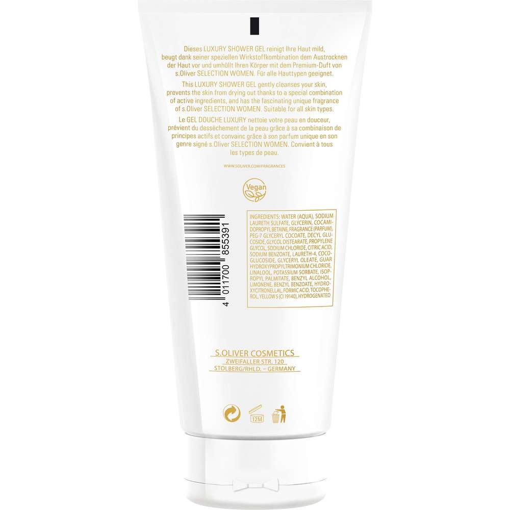 Produktabbildung s.Oliver Bad & Shower Gel, Selection Woman