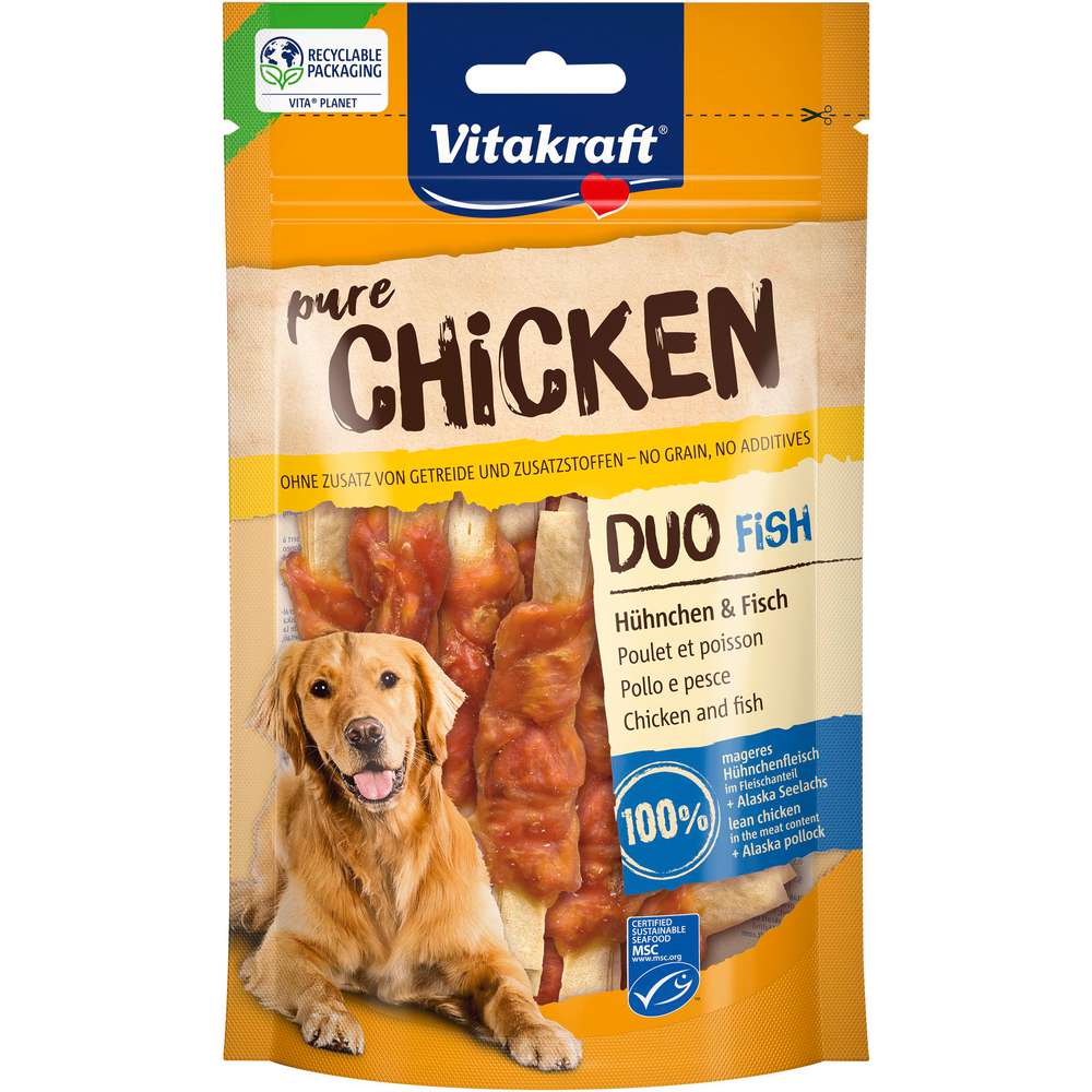 Produktabbildung Vitakraft Hunde-Snack Kaustangen, Chicken-Fisch