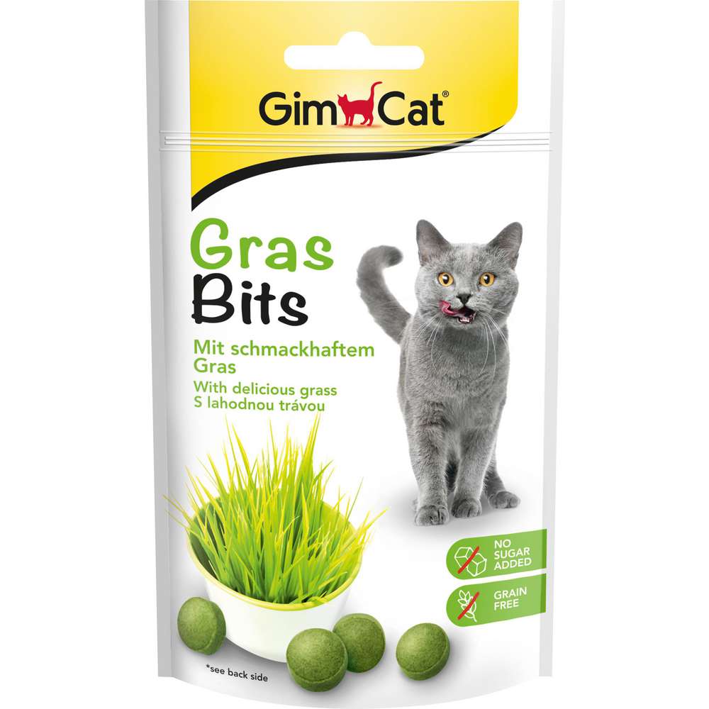 Produktabbildung Gimcat Katzen-Snacks Bits, Gras