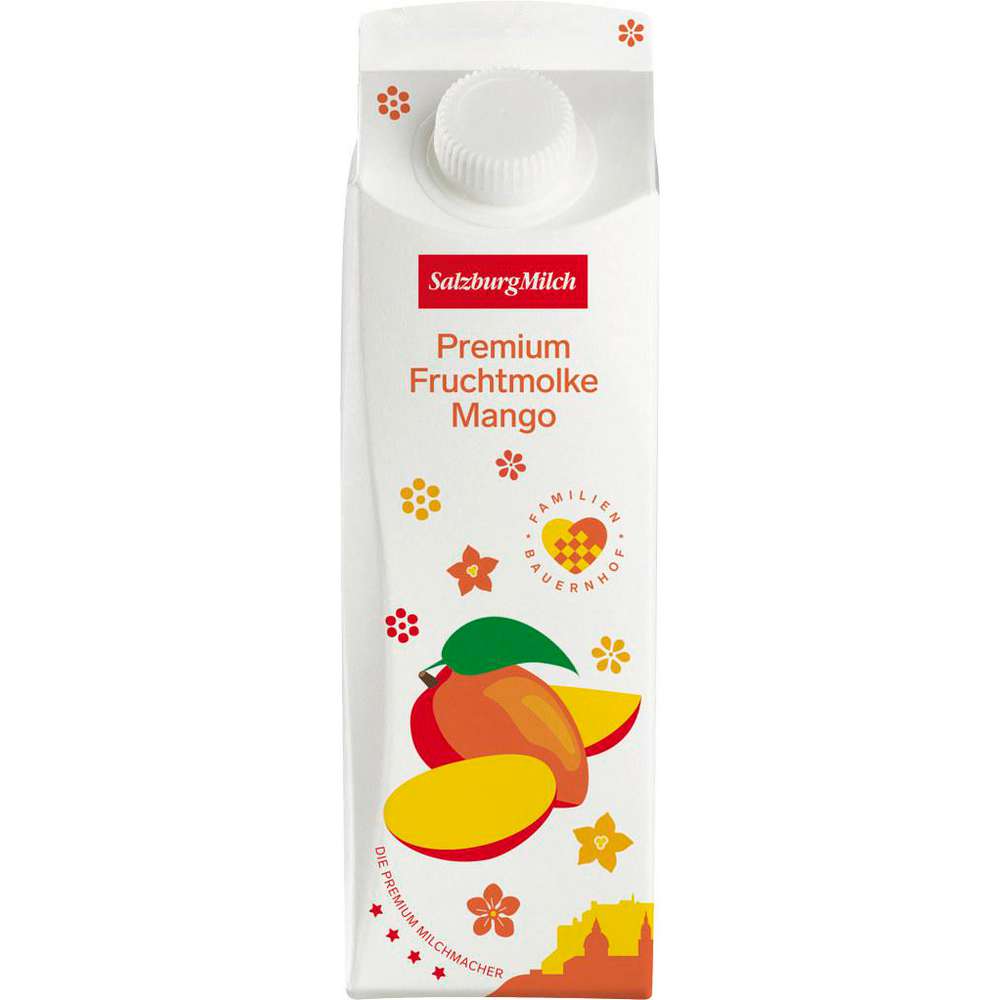 Produktabbildung Salzburgmilch Premium Fruchtmolke, Mango