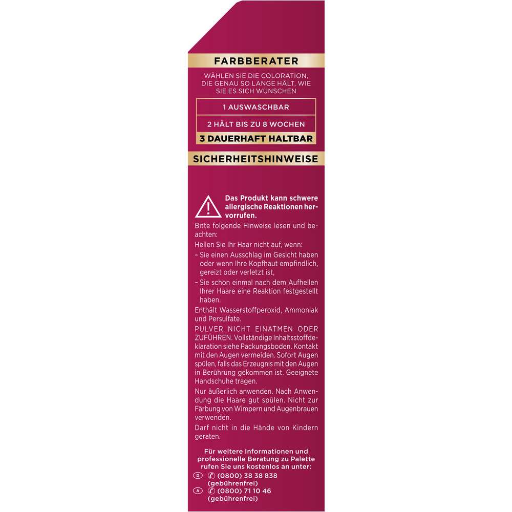 Produktabbildung Poly Palette Haarfarbe Creme Coloration, 100 Ultrablond