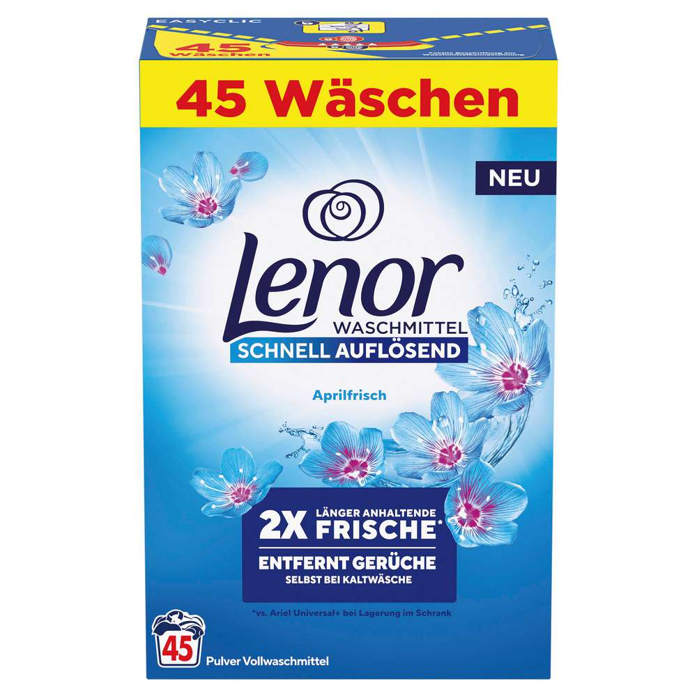 Produktabbildung Lenor Universal-Waschmittel Pulver, Aprilfrisch