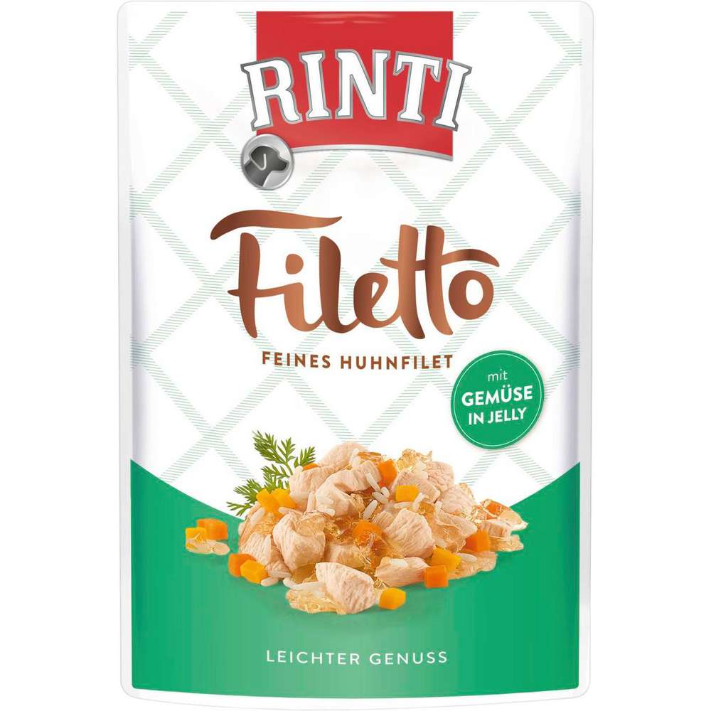 Produktabbildung Rinti Hunde-Nassfutter Filetto, Huhn & Gemüse
