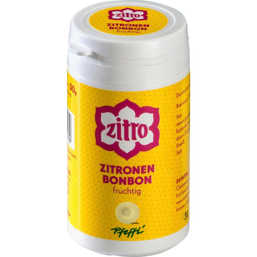 Produktabbildung Pfeffi Zitronenbonbon 