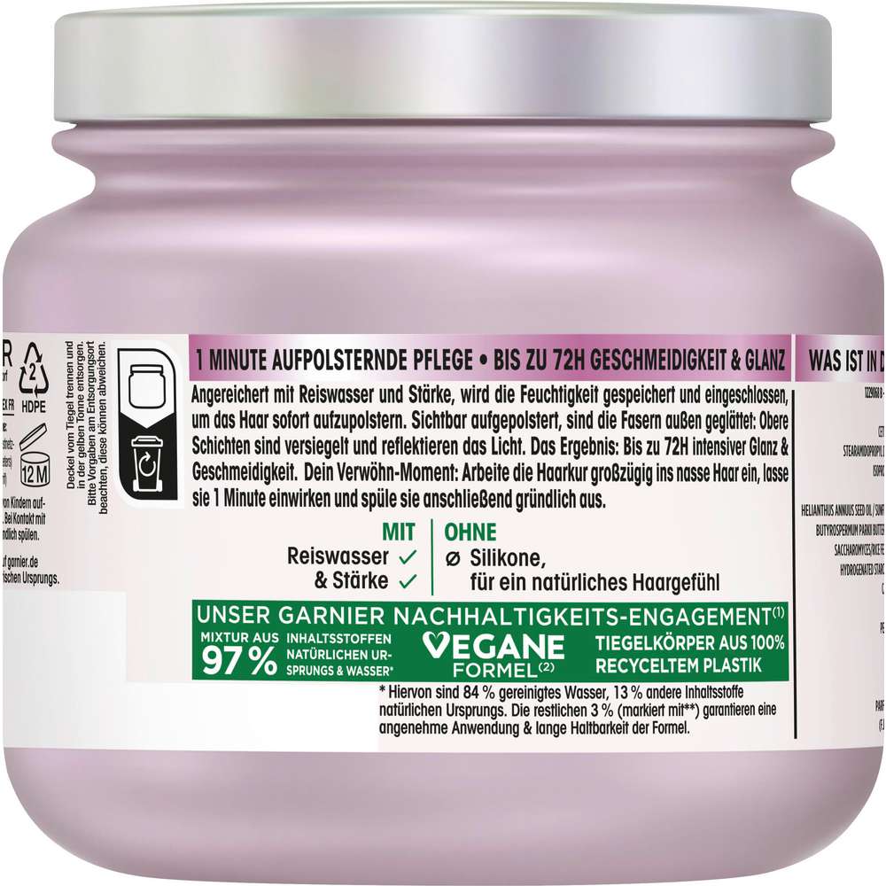 Produktabbildung Garnier Wahre Schätze Haarkur, Rice Water