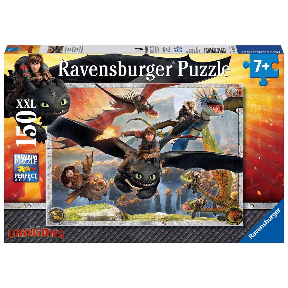 Produktabbildung Ravensburger Puzzle 150 Teile, Drachenzähmen leicht gemacht