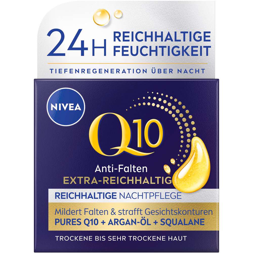 Produktabbildung Nivea Nachtcreme Q10 Extra Reichhaltig Anti-Falten
