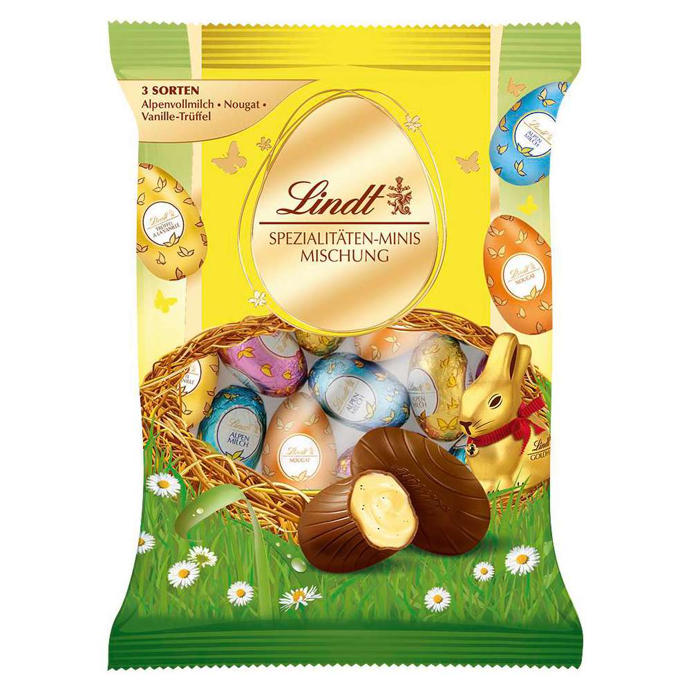 Produktabbildung Lindt Schoko-Ostereier, Spezialitäten Minis