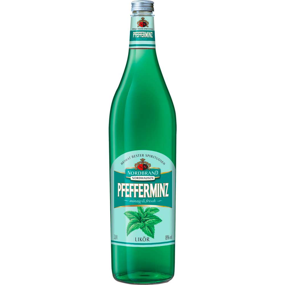 Produktabbildung Nordbrand Pfefferminz Likör 18%