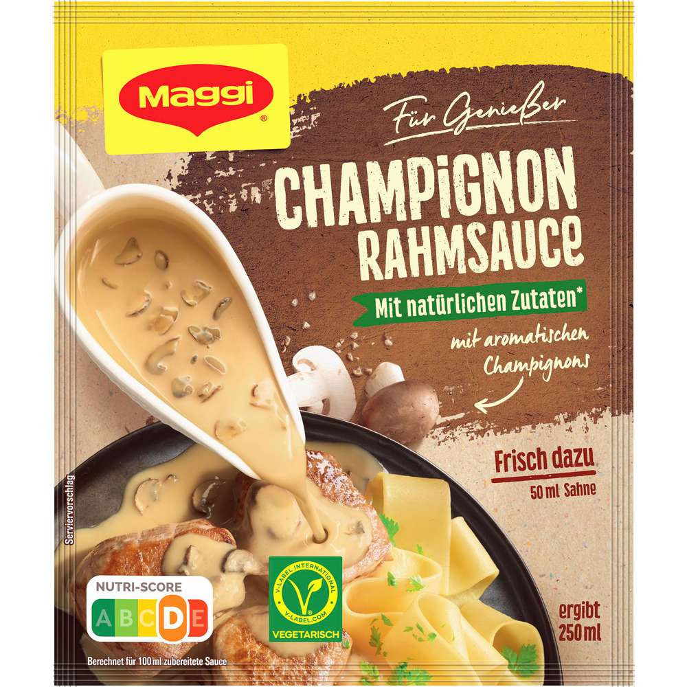 Produktabbildung Maggi Genießer Sauce, Champignon Rahm