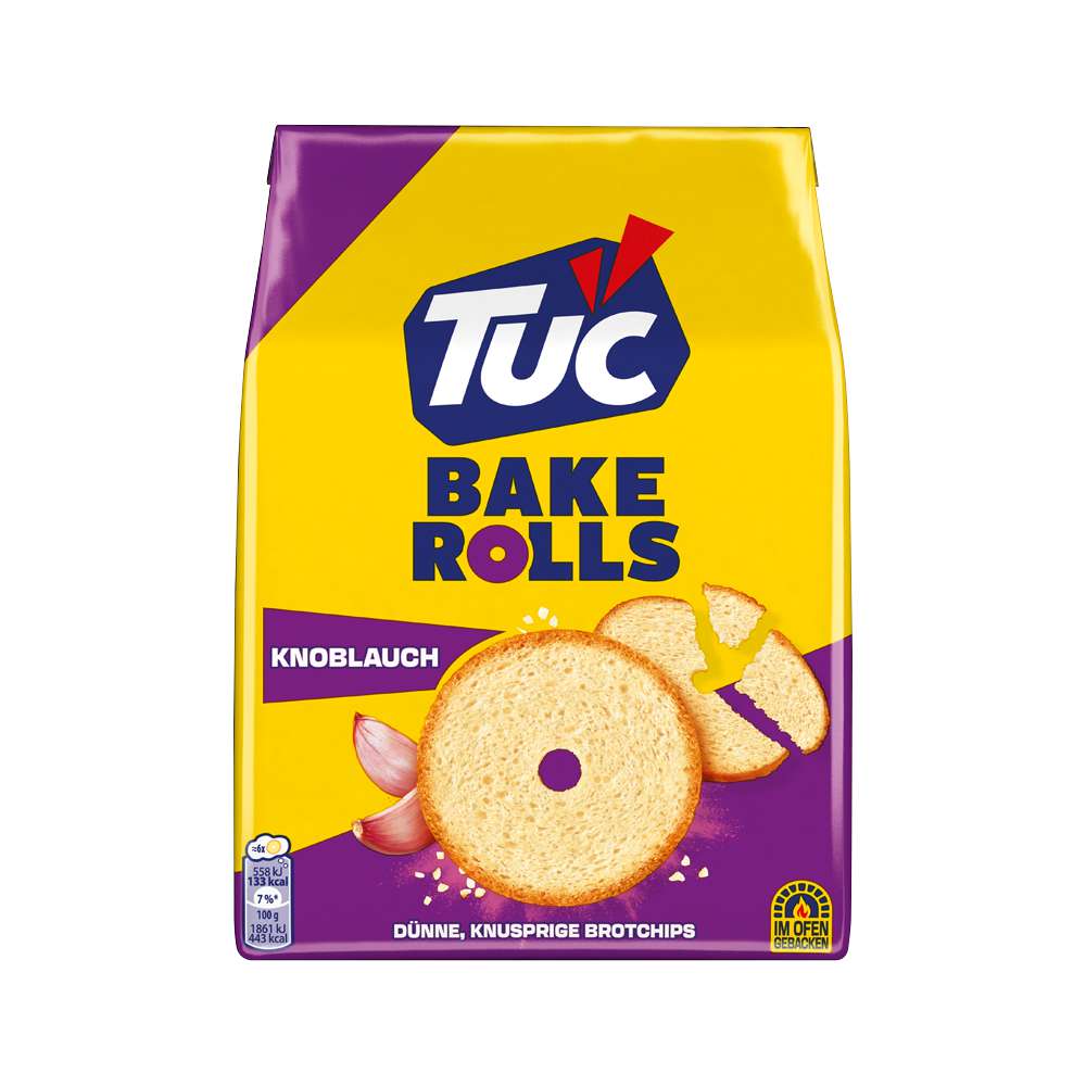 Produktabbildung TUC Mini Bake Rolls, Knoblauch