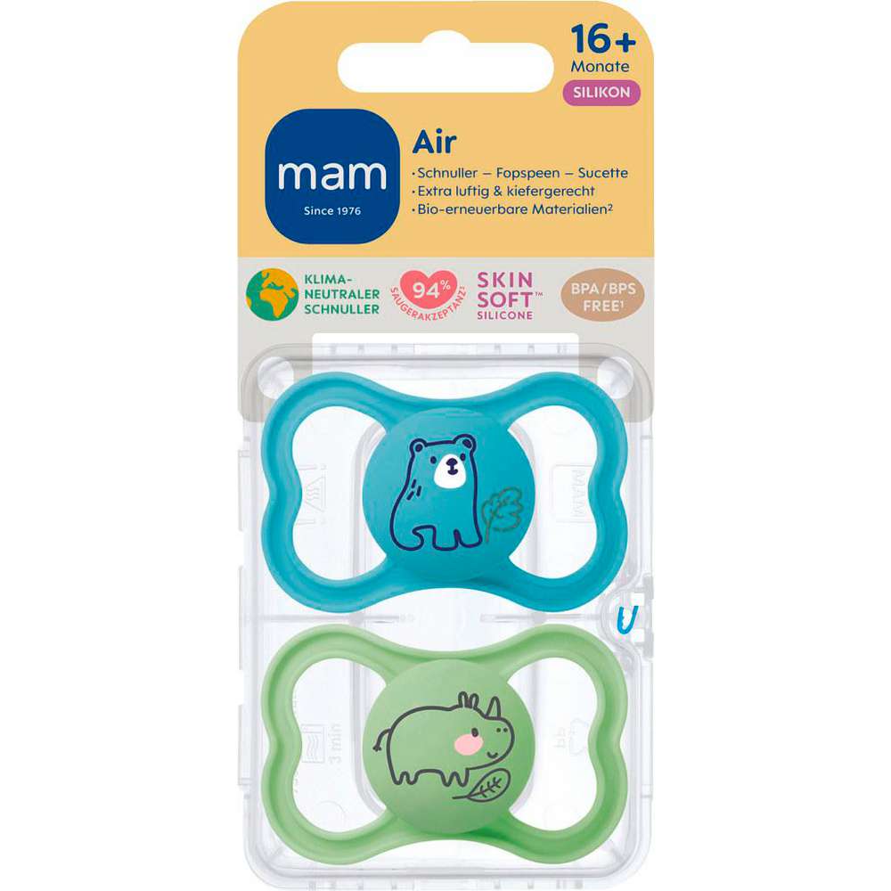 Produktabbildung MAM Beruhigungsschnuller Air Silikon 16+ 