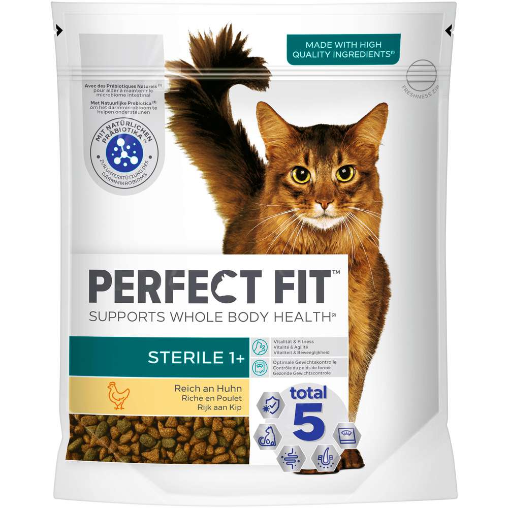 Produktabbildung Perfect Fit Katzen-Trockenfutter, Sterile, Huhn