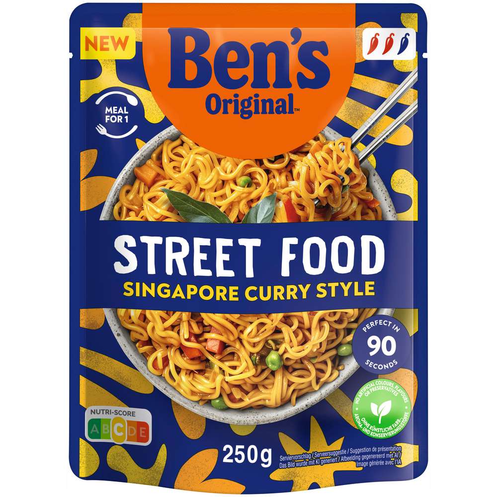 Produktabbildung BEN'S ORIGINAL Street Food Singapore, Curry Style