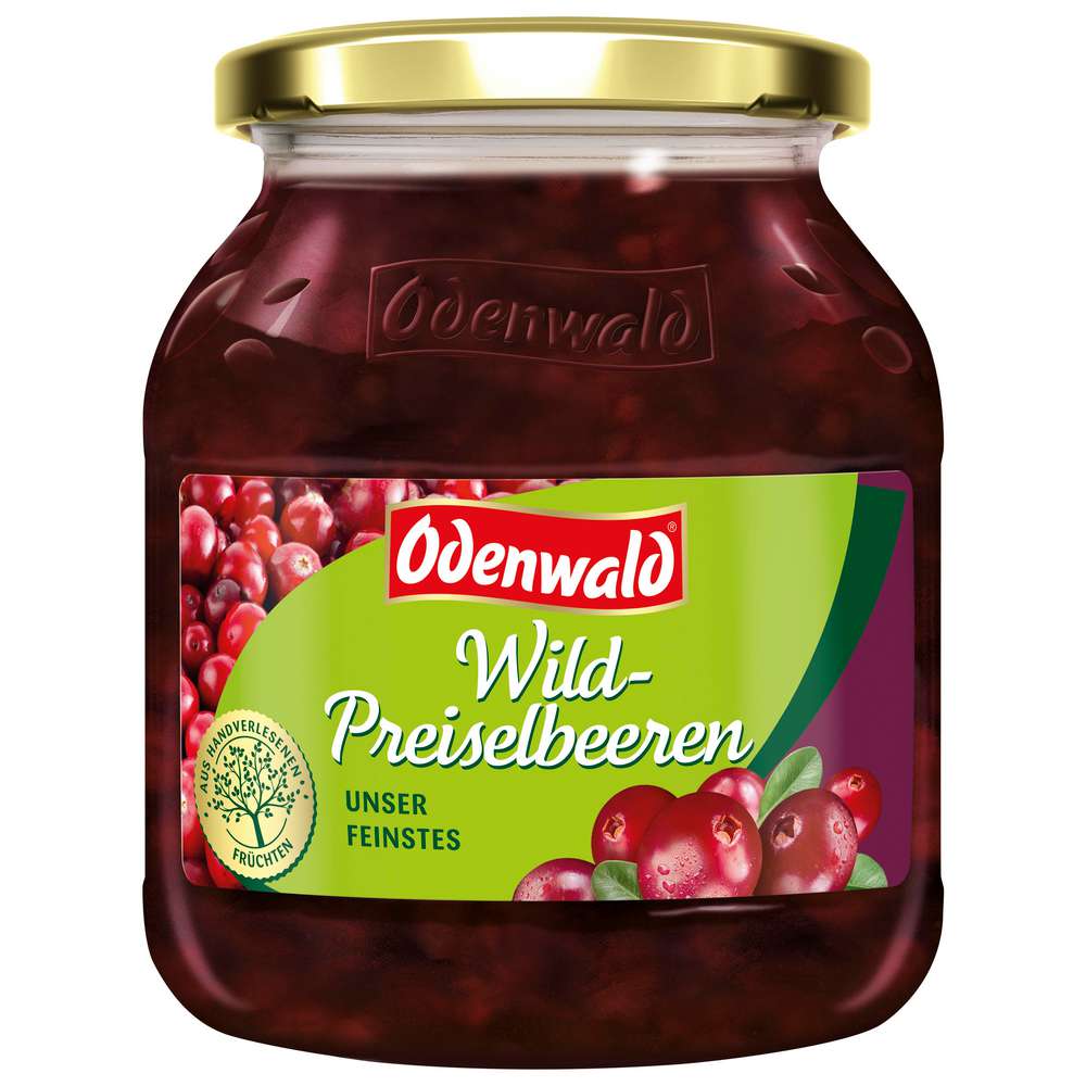 Produktabbildung Odenwald Wildpreiselbeeren