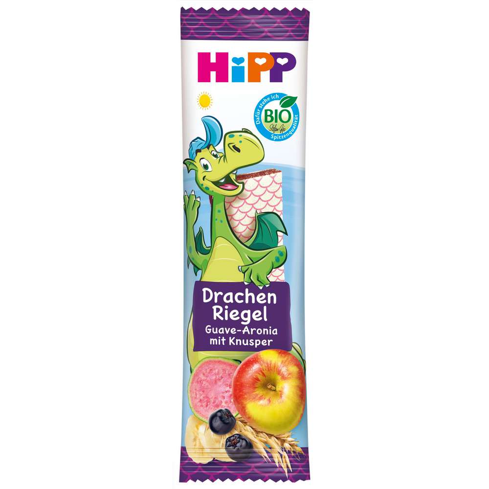 Produktabbildung Hipp Bio Kinder Fruchtriegel, Guave/Aronia